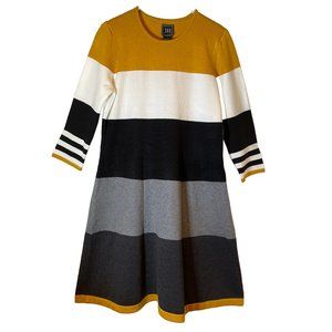 Sweater Dress JH Collectibles Women's Knit Striped Long Sleeve Knit Dress - NWT